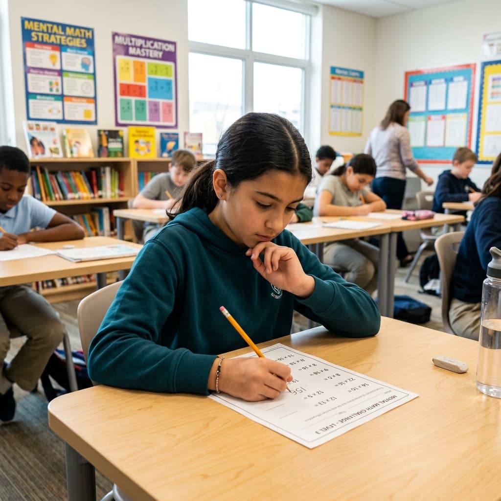 Vedic Maths Intermediate student
