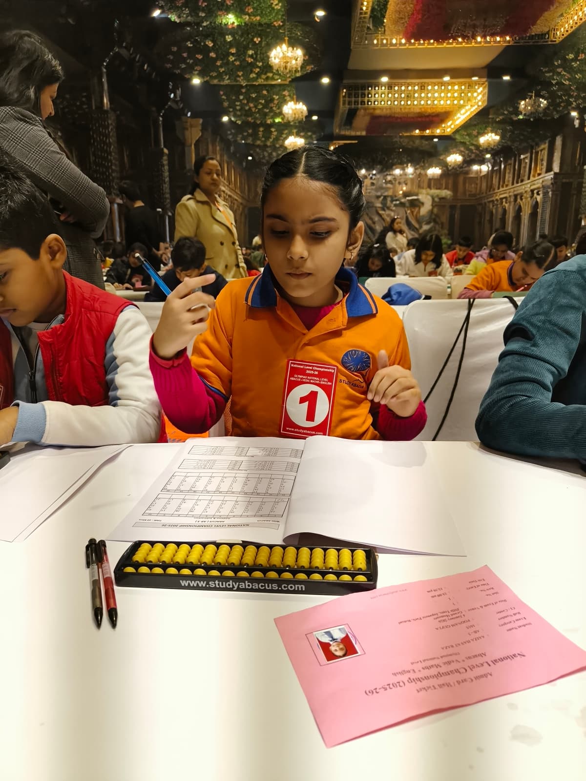 Girl with folder